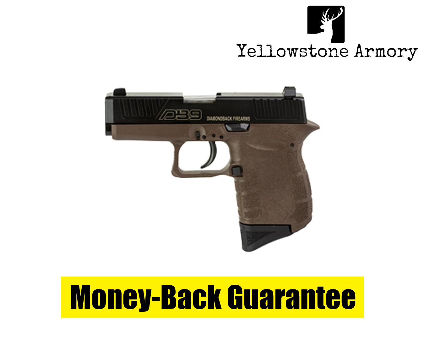 Diamondback DB9 Gen IV Pistol 9mm 3.1 in. Midnight Bronze 6 rd ...