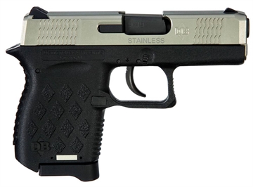 Picture of Diamondback DB9 Micro-Compact Double 9mm Luger 3" 6+1 Black Polymer Grip/Frame Grip Stainless Steel 815875011354