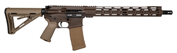 Picture of Diamondback Firearms DB15, Semi-automatic Rifle, AR, 556 Nato/223 Remington, 16" Barrel, Carbine Length Gas System, Cerakote Finish, Brown, 15" Free Float M-LOK Handguard, Flat Dark Earth Furniture, Magpul MOE Stock and Grip, 30 Rounds, 1 Magazine DB1717K131