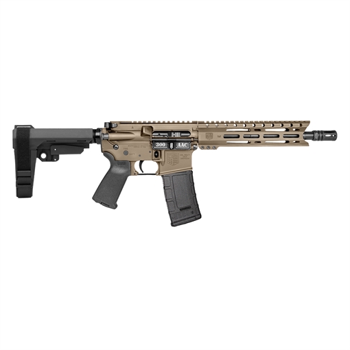 Picture of Diamondback DB15 300 AAC 30+1 10" Flat Dark Earth Cerakote Heavy Barrel 9" M-LOK Handguard 7075-T6 Aluminum SBA3 Brace Magpul MOE Grip DB1916B061