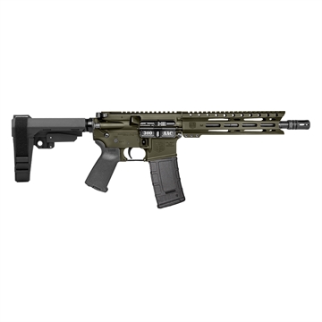 Picture of Diamondback DB15 300 AAC 30+1 10" OD Green Cerakote Heavy Barrel 9" M-LOK Handguard 7075-T6 Aluminum SBA3 Brace Magpul MOE Grip DB1916B101