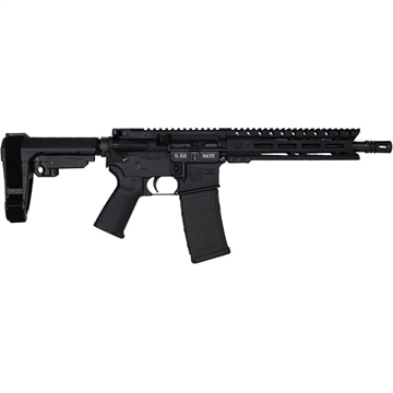 Picture of Diamondback Firearms Carbon DB-15 5.56 NATO Semi-Auto Pistol - Black 10" Threaded Barrel SBA3 Arm Brace 1x30rd Mag DB1916K001