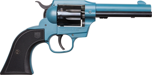 Picture of Diamondback Sidekick Checkered Polymer Grip Handgun .22 WMR/.22 LR 9rd Capacity 4.5" Barrel SA/DA Jesse James Blue DB0500A251