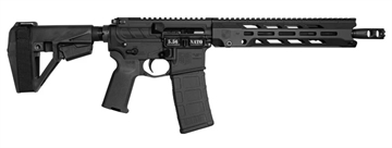 Picture of DIAMONDBACK FIREARMS DB15 5.56 11.5IN DIAMONDBACK W/ 11IN M-LOK ANTI ROTATION V4 S RAIL WITH FULL PIC AND FRONT QD AMBI CONTROLS BLACK SBA5 BRACE 1 30RD PMAG DB1984K001