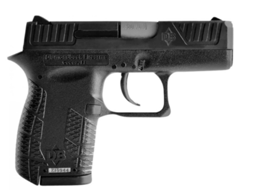 Picture of Diamondback Firearms DB380 Gen IV, Semi-automatic, Striker Fired, Polymer Frame Pistol, Micro Compact, 380 ACP, 2.8" Barrel, Fixed Sights, Black Oxide Finish Slide, Black Frame, 6 Rounds, 1 Magazine DB0100E002