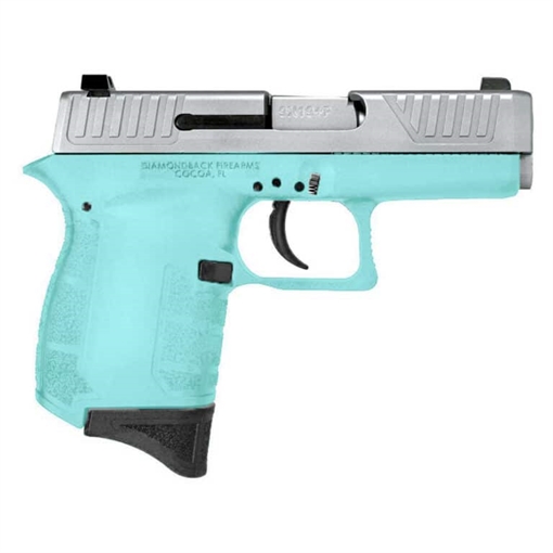 Picture of Diamondback DB9 Gen4 Micro-Compact Frame 9mm Luger 6+1, 3.10" Stainless Steel Barrel, Nickel Boron Serrated Stainless Steel Slide, Mint Polymer Frame & Grip DB0200P091