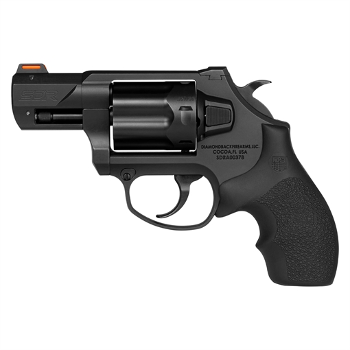 Picture of Diamondback Firearms SDR, Self Defense Revolver, Double Action/Single Action, 357 Magnum/38 Special, 2" Barrel, Stainless Steel Construction, Nitride Finish, Black, Black Rubber Grip, Fiber Optic Sights, 6 Rounds 0700S001 DB0700S001