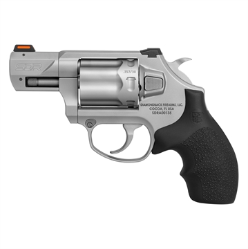 Picture of Diamondback Firearms SDR, Self Defense Revolver, Double Action/Single Action, 357 Magnum/38 Special, 2" Barrel, Steel, Glass Bead Finish, Stainless Steel, Black Rubber Grip, Fiber Optic Sights, 6 Rounds DB0700S711
