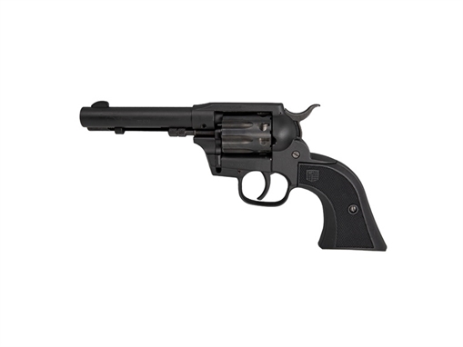 Picture of Diamondback Sidekick 22 LR/22 WMR 9 Shot, 4.50" Black Cerakote Steel Barrel & Cylinder, Black Cerakote Zinc Alloy Frame Black Checkered Grips, Hammer Safety, Exposed Hammer DB0500A001