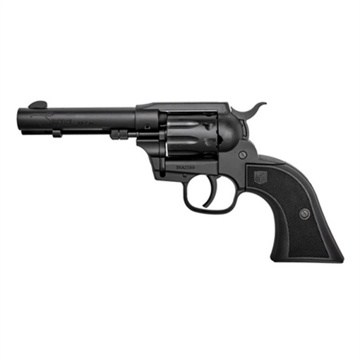 Picture of Diamondback Sidekick 22 LR 9 Shot, 4.50" Black Cerakote Steel Barrel, Black Cerakote Zinc Alloy Frame, Black Cerakote Cylinder, Black Checkered Nylon Grip, Hammer Safety, Exposed Hammer DB051CA001