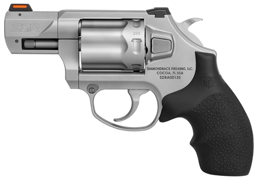 Picture of DIAMONDBACK FIREARMS DB SDR REVOLVER 9MM 2IN BARREL 6RD MATTE SS FO REAR SIGHT SA/ DA DB0700P711 DB0700P711