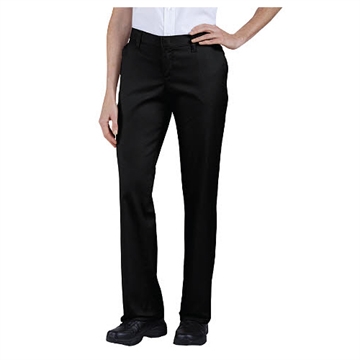 Picture of Dickies Womens Premium Relaxed-Fit Flat-Front Pant FP221BK 18 UU FP221BK 18 UU