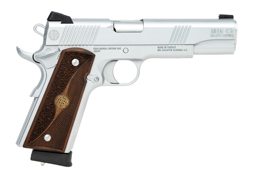 Picture of Dickinson LLC DKSN45WB Adam 1911  Full Size 45 ACP 8+1 5" Black Steel Barrel, Serrated Slide & Frame w/Beavertail