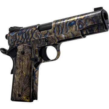 Picture of Dickinson LLC DKSN9FS Adam 1911 Fireball Full Size 9mm Luger 9+1 4.37" Steel Serrated Slide, Steel Frame w/Beavertail
