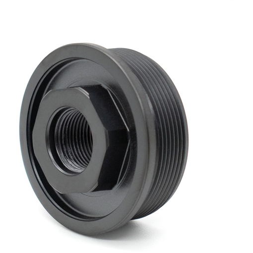 Picture of Rearden Manufacturing Group Llc DIRECT THREAD ADAPTER 14X1 LH FACEMOUNT SHOULDER BLACK 10175