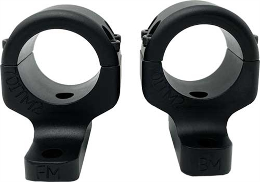 Picture of DNZ Hunt Masters 2-Piece Scope Mount (4 Screws) - Howa 1500 Mossberg 100ATR 4x4 Patriot Weatherby Vanguard Rem 700 721 722 725 1" Medium Black 701TM2