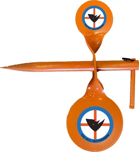Picture of DNZ PRODUCTS STEEL TARGET HANDGUN TREE SPINNER 2 STACKED TARGETS TSHG