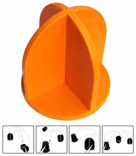 Picture of Do-All Outdoors Impact Seal Ground Bouncing Targets 5" Top Hat BST4