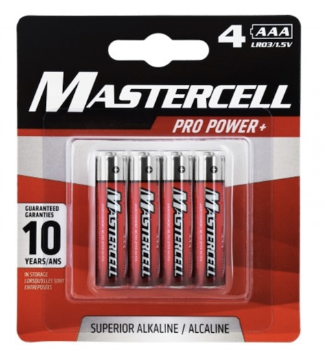 Picture of DORCY ALKALINE AAA 4PK BATTERIES 41-1624