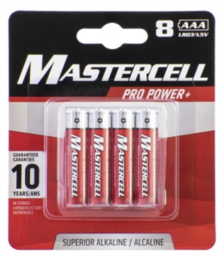 Picture of DORCY ALKALINE AAA 8PK BATTERIES 41-1638