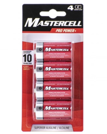 Picture of DORCY ALKALINE C 4PK BATTERIES 41-1629