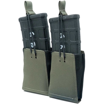 Picture of DOUBLE RIFLE MAGAZINE POUCH WITH BUNGEE RETENTION GEAR-DRMP-5.56-BR-RG -