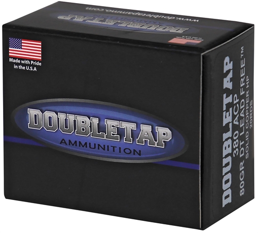 Picture of DoubleTap Ammunition Defense Tac- XP 380ACP 80gr DT Lead Free 20 Per Box/50 Case 380A80X