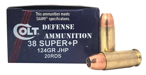 Picture of DoubleTap Ammunition Doubletap Defense 38Super+P 124gr Jacket Hollow Point 20 Per Box/10 Case 38SU124CT