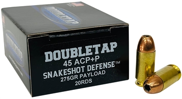 Picture of Double Tap DT SnakeShot Handgun Ammunition .45 ACP(+P) 275gr JHP 20/ct 45ASS20