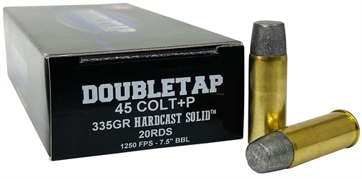 Picture of DoubleTap Ammunition 45Colt+P 335gr Hard Cast Solid 20 Per Box/25 Case 45P335HC
