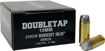 Picture of DOUBLETAP DEFENSE 10MM 230GR WFNGC HARDCAST SOLID 20RD 50BX/CS A10MM230HC -