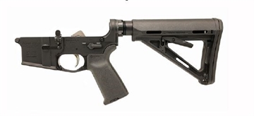 Picture of DPMS AR-15 MOE COMPLETE LOWER WITH PANTHER POLISHED TRIGGER MOE STOCK AND GRIP DP51655109501