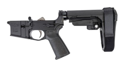 Picture of DPMS DP-15 MOE PANTHER POLISHED TRIGGER SBA3 LOWER BLACK DP51655128221