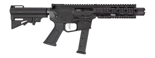 Picture of DPMS KITTY KAT G9 HGA  9MM 4IN BBL A4 SLICK SIDE QUAD RAIL CAR BRACE PISTOL BLACK GLOCK MAG DP51655231780