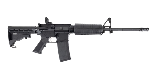 Picture of DPMS M4 CLASSIC RIA 5.56 NATO 16IN BBL 1/7 A2 FRNT MBUS REAR PHOSPHATE 13.5IN MLOCK RAIL 30RD MAG DPS51655109559 DP51655109559