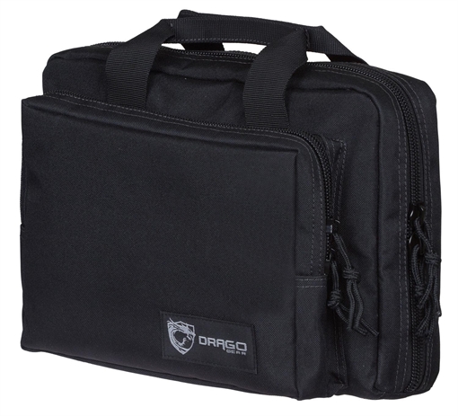 Picture of DRAGO PRO GEAR DOUBLE PISTOL CASE BLACK (24/CASE) DPC-BL
