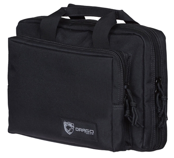 Picture of DRAGO PRO GEAR DOUBLE PISTOL CASE BLACK (24/CASE) DPC-BL