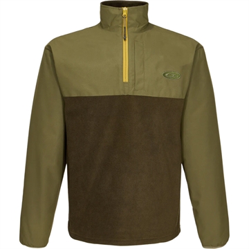 Picture of Drake Waterfowl Drake 1/4 Zip Refuge Eqwader Green Timber 2XL DW7355-GTB-5
