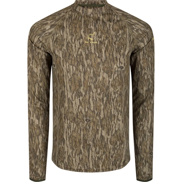 Picture of Drake Waterfowl Drake Ol' Tom Mens Early Bird LS Performance Crew MO Bottomland XLarge OT0009-006-4 659601352669
