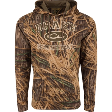 Picture of Drake Waterfowl Drake Performance Hoodie OG Shadowgrass Medium DW0237-009-MED