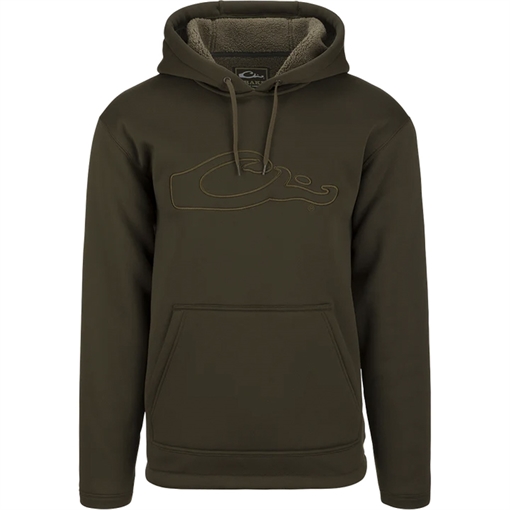 Picture of Drake Waterfowl Drake Silencer Hoodie Green Timber Large DW2880-GTB-3