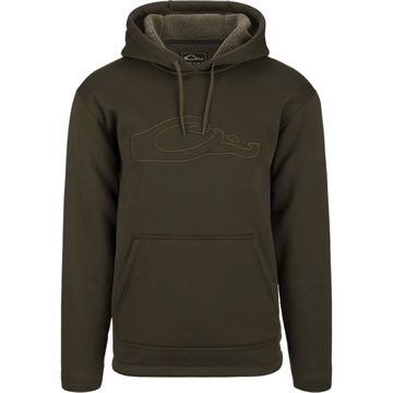 Picture of Drake Waterfowl Drake Silencer Hoodie Green Timber Large DW2880-GTB-3