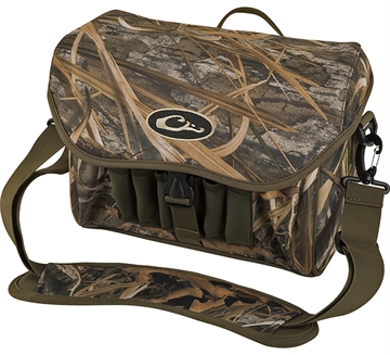Picture of Drake Waterfowl Blind Bag Refuge Mossy Oak Shadow Grass Habitat HD-2 Duffle Bag Zipper Closure DA1051022