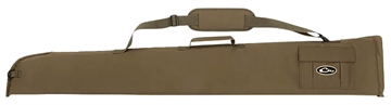 Picture of Drake Waterfowl Side-Opening Shotgun Case Exterior Choke Tube Pocket, Carry Handles/Adj. Strap, Hanging D-Ring DW3110GTB