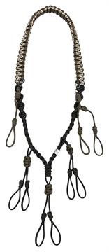Picture of Drake Waterfowl Callers Lanyard Black/Olive Polypropylene Adjustable DW7150BKO