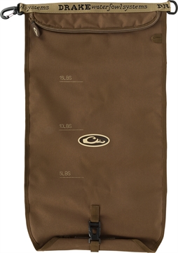 Picture of Drake Waterfowl Travel Food Bag Gun Dog Brown 600D Polyester Draw String Closure GD8000BRN