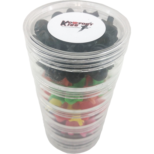 Picture of Draves Draves Komfort Kiss Kisser Button Assorted Display 100 pk. 1707T