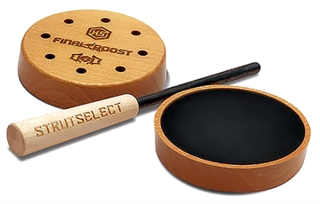 Picture of Drury Outdoors HS Signature Pot Call Friction Call Attracts Turkeys Natural Aluminum/Wood DODPC