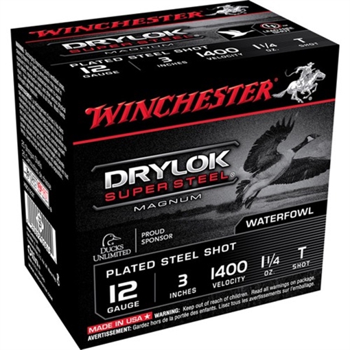 Picture of Winchester 12 GAUGE 3'' 1-1/4 OZ #T STEEL SHOT 25/BOX XSC123T