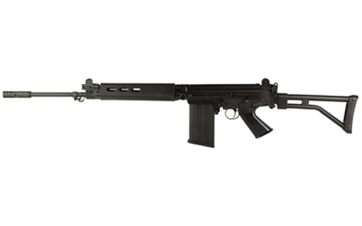 Picture of DS Arms SA58, Semi-automatic, 762NATO, 21", Black, 20 Rounds, Adjustable Sights, Folding SA5821SP-A